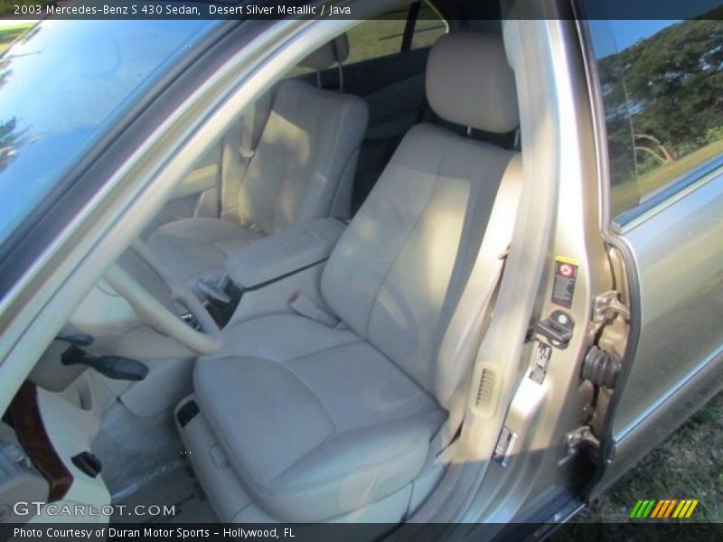 Desert Silver Metallic / Java 2003 Mercedes-Benz S 430 Sedan