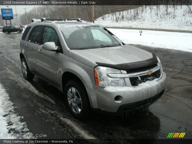 Silverstone Metallic / Dark Gray 2008 Chevrolet Equinox LT AWD