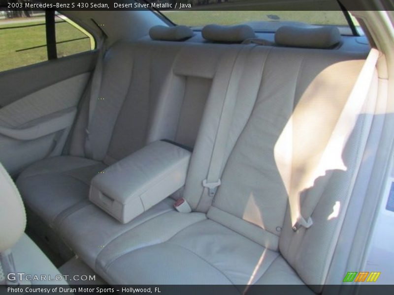 Desert Silver Metallic / Java 2003 Mercedes-Benz S 430 Sedan