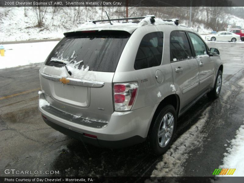 Silverstone Metallic / Dark Gray 2008 Chevrolet Equinox LT AWD
