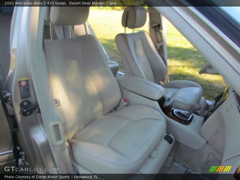 Desert Silver Metallic / Java 2003 Mercedes-Benz S 430 Sedan