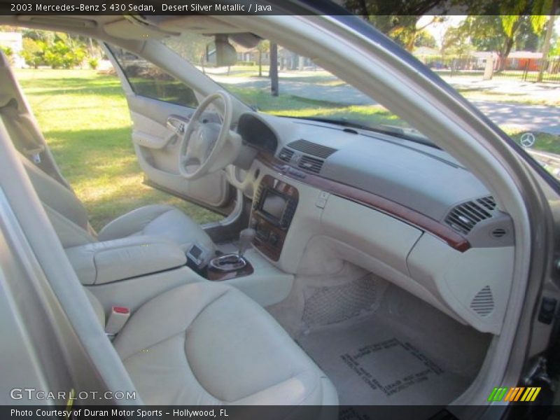 Desert Silver Metallic / Java 2003 Mercedes-Benz S 430 Sedan