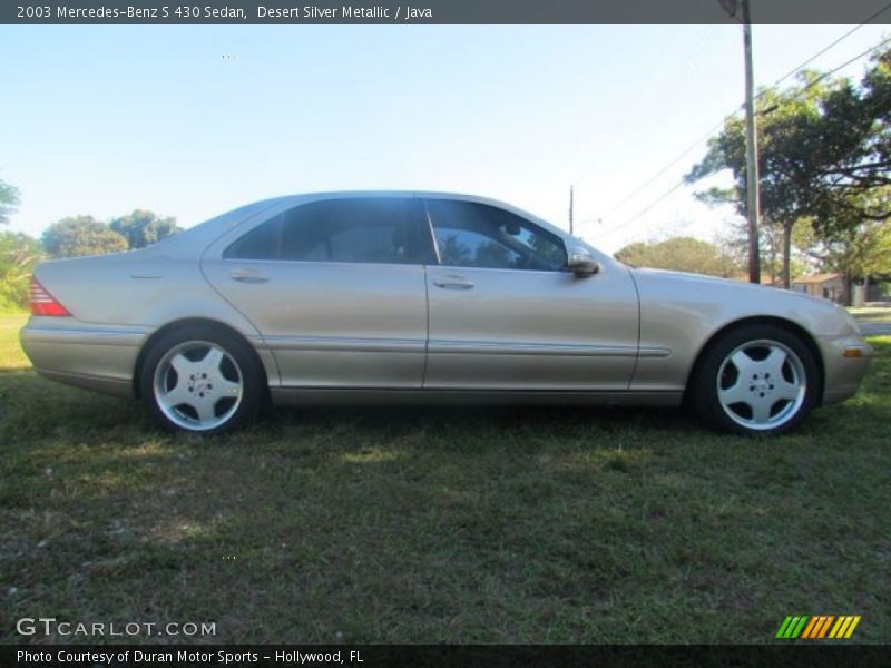 Desert Silver Metallic / Java 2003 Mercedes-Benz S 430 Sedan