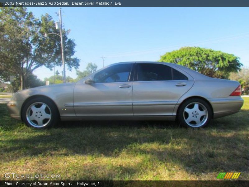 Desert Silver Metallic / Java 2003 Mercedes-Benz S 430 Sedan