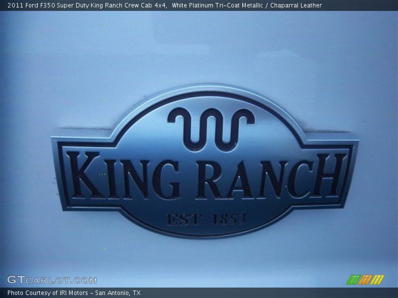 King Ranch EST 1851 - 2011 Ford F350 Super Duty King Ranch Crew Cab 4x4