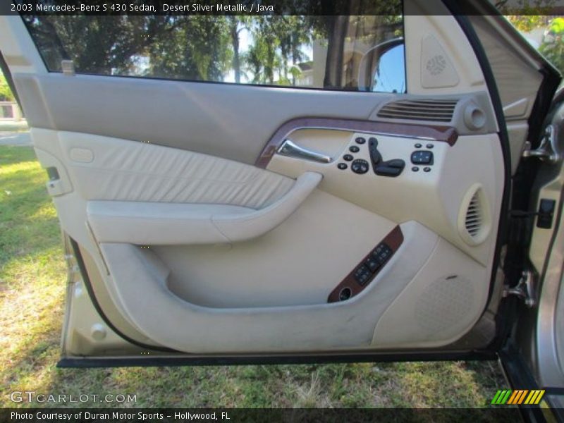 Desert Silver Metallic / Java 2003 Mercedes-Benz S 430 Sedan