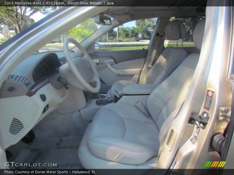 Desert Silver Metallic / Java 2003 Mercedes-Benz S 430 Sedan