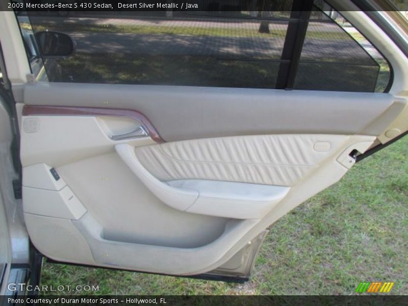 Desert Silver Metallic / Java 2003 Mercedes-Benz S 430 Sedan