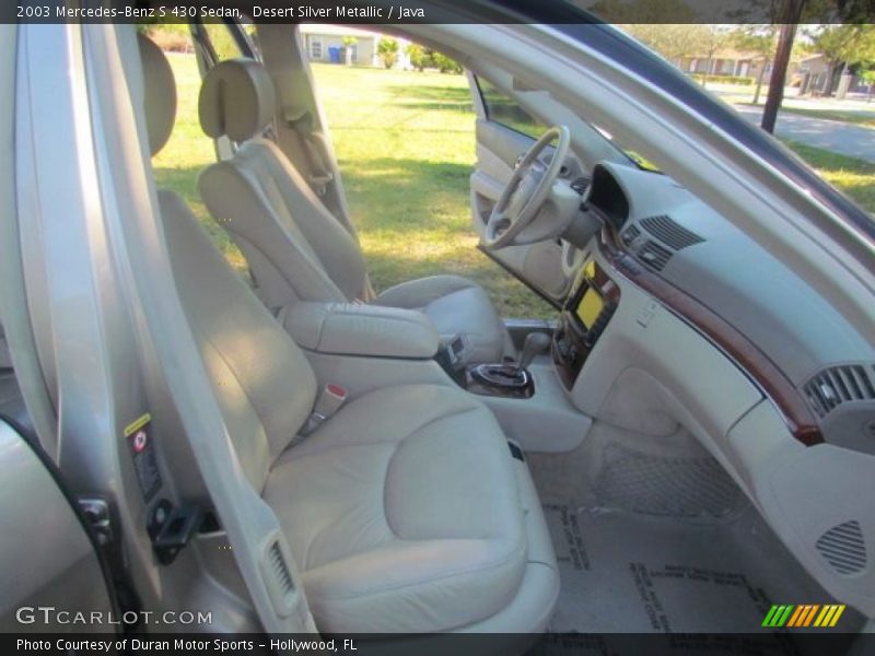 Desert Silver Metallic / Java 2003 Mercedes-Benz S 430 Sedan