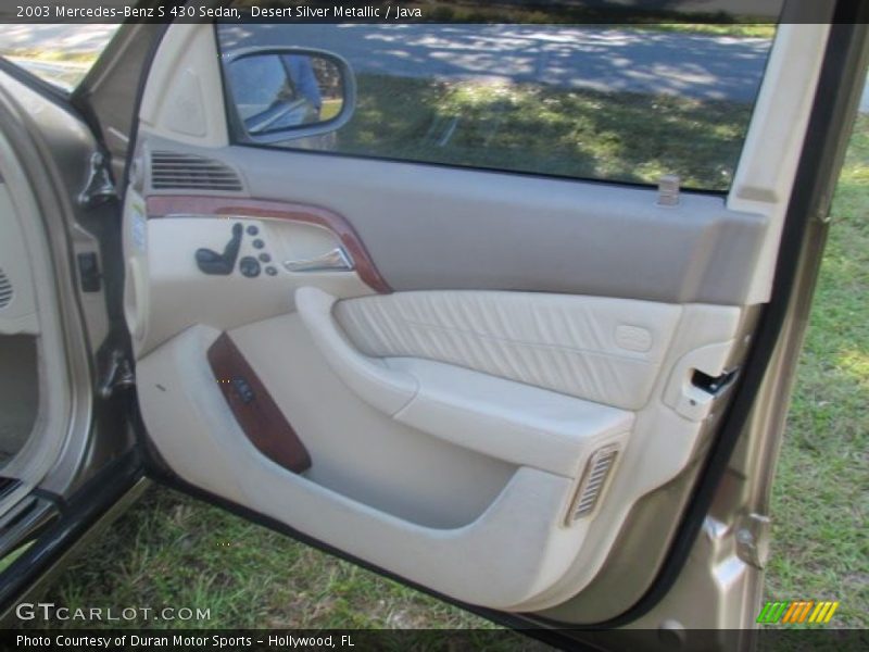 Desert Silver Metallic / Java 2003 Mercedes-Benz S 430 Sedan