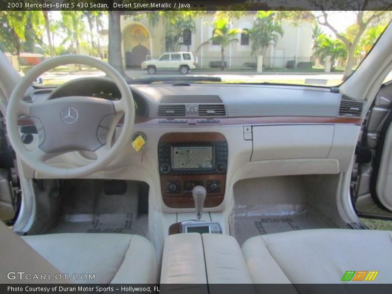 Desert Silver Metallic / Java 2003 Mercedes-Benz S 430 Sedan