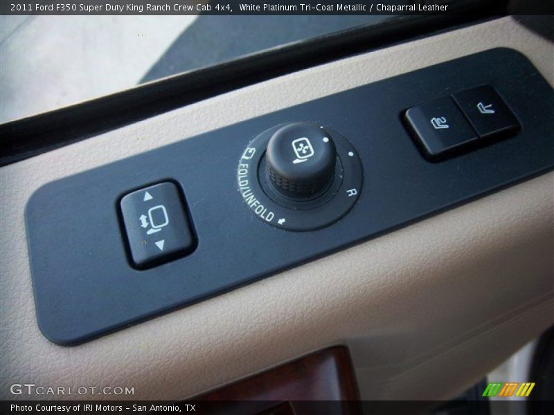 White Platinum Tri-Coat Metallic / Chaparral Leather 2011 Ford F350 Super Duty King Ranch Crew Cab 4x4