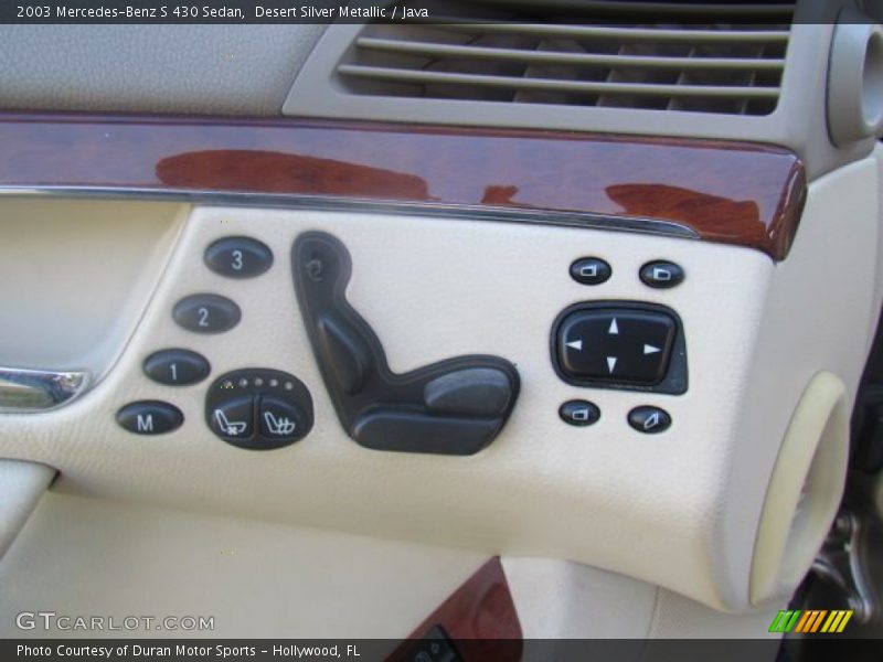 Desert Silver Metallic / Java 2003 Mercedes-Benz S 430 Sedan