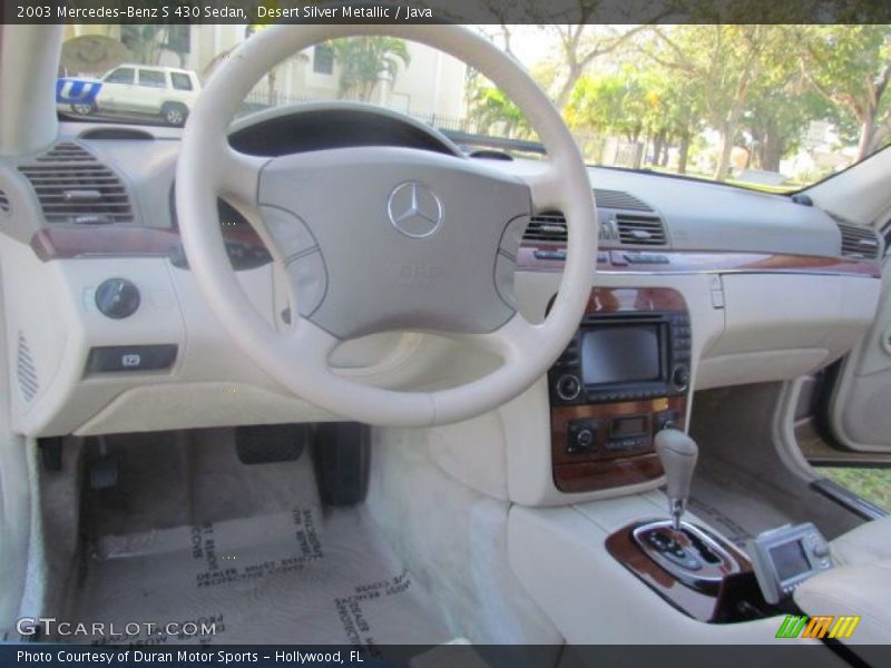 Desert Silver Metallic / Java 2003 Mercedes-Benz S 430 Sedan