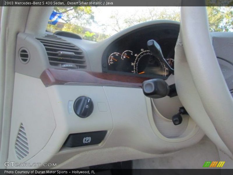 Desert Silver Metallic / Java 2003 Mercedes-Benz S 430 Sedan