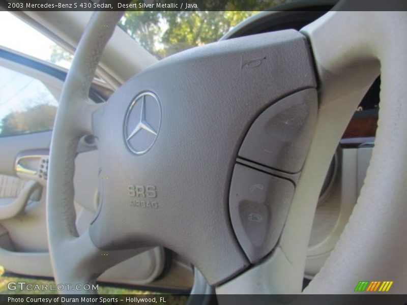 Desert Silver Metallic / Java 2003 Mercedes-Benz S 430 Sedan