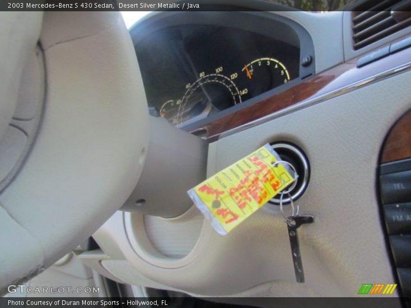 Desert Silver Metallic / Java 2003 Mercedes-Benz S 430 Sedan