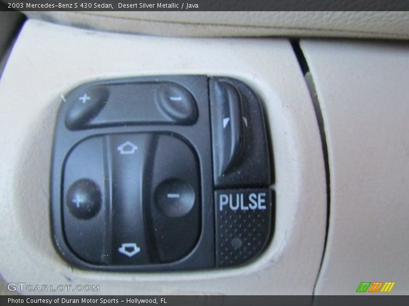 Desert Silver Metallic / Java 2003 Mercedes-Benz S 430 Sedan