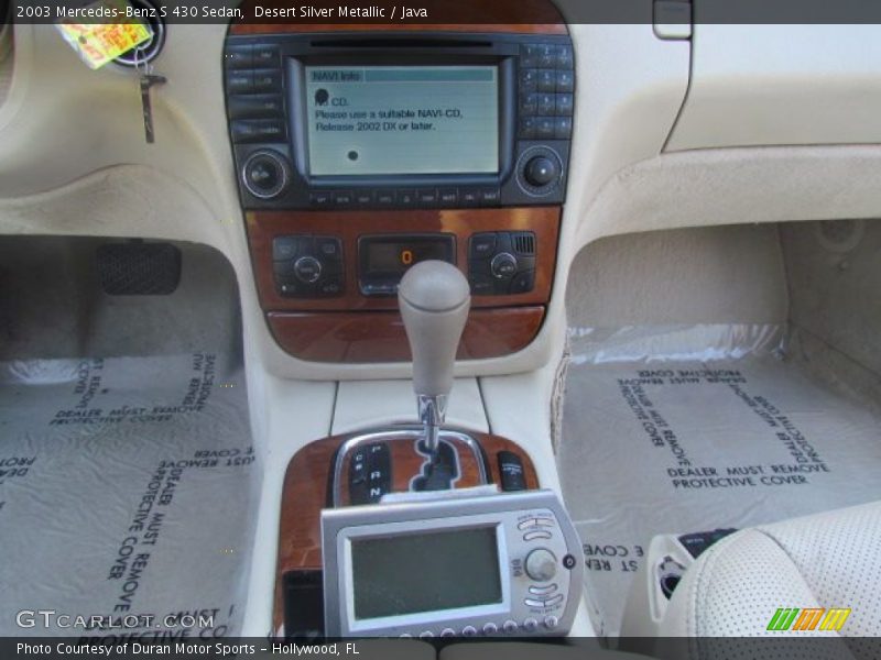 Desert Silver Metallic / Java 2003 Mercedes-Benz S 430 Sedan