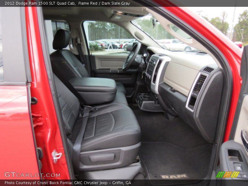 Flame Red / Dark Slate Gray 2012 Dodge Ram 1500 SLT Quad Cab