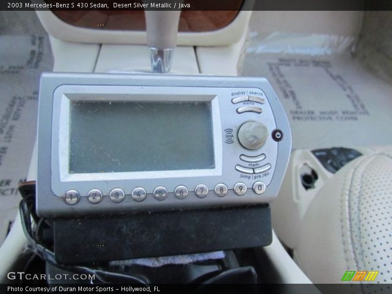 Desert Silver Metallic / Java 2003 Mercedes-Benz S 430 Sedan
