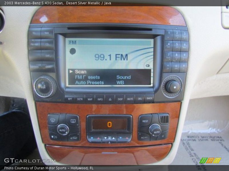 Desert Silver Metallic / Java 2003 Mercedes-Benz S 430 Sedan