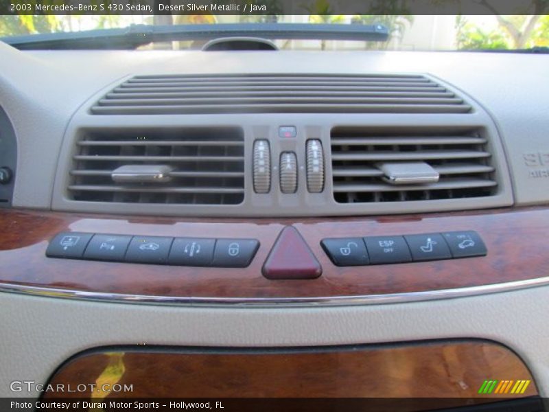 Desert Silver Metallic / Java 2003 Mercedes-Benz S 430 Sedan