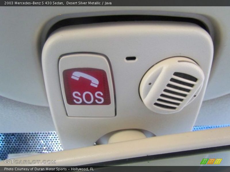Desert Silver Metallic / Java 2003 Mercedes-Benz S 430 Sedan