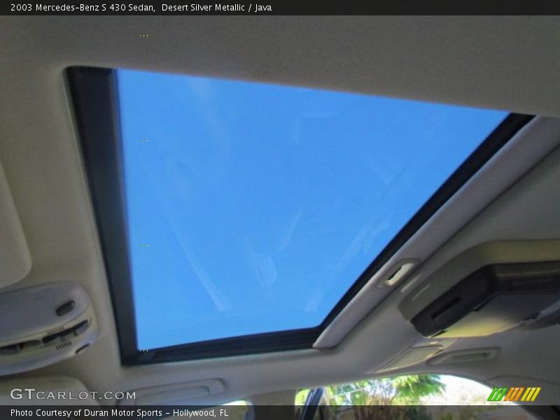 Desert Silver Metallic / Java 2003 Mercedes-Benz S 430 Sedan