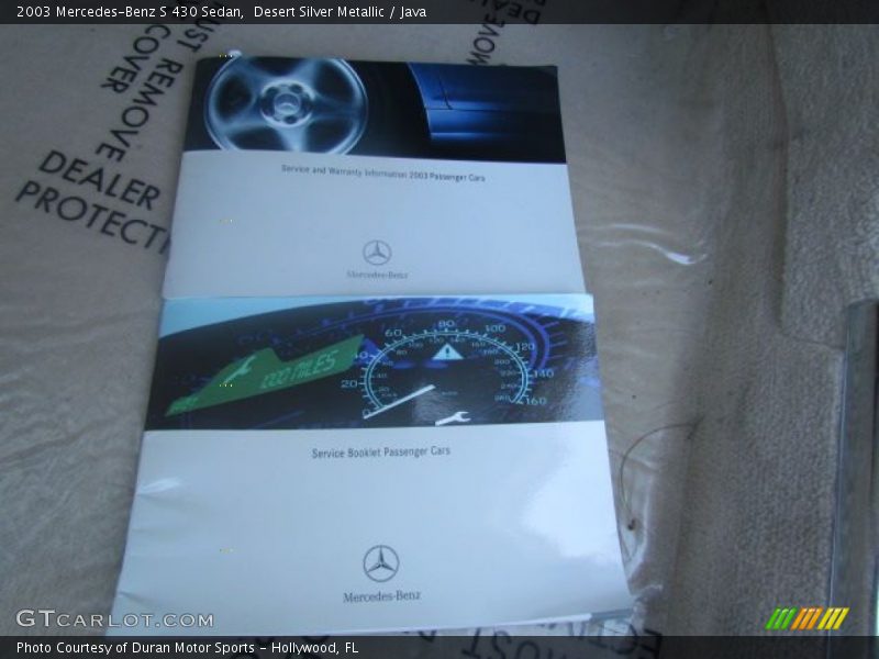 Desert Silver Metallic / Java 2003 Mercedes-Benz S 430 Sedan