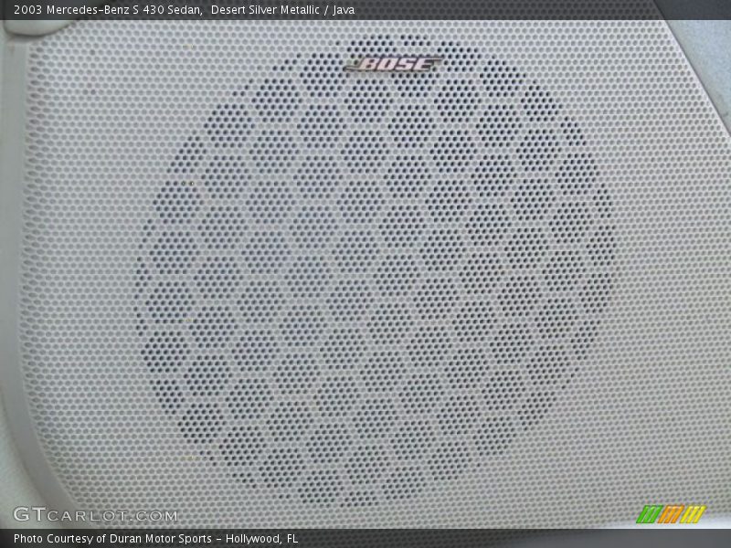 Desert Silver Metallic / Java 2003 Mercedes-Benz S 430 Sedan