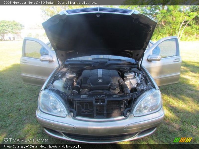 Desert Silver Metallic / Java 2003 Mercedes-Benz S 430 Sedan