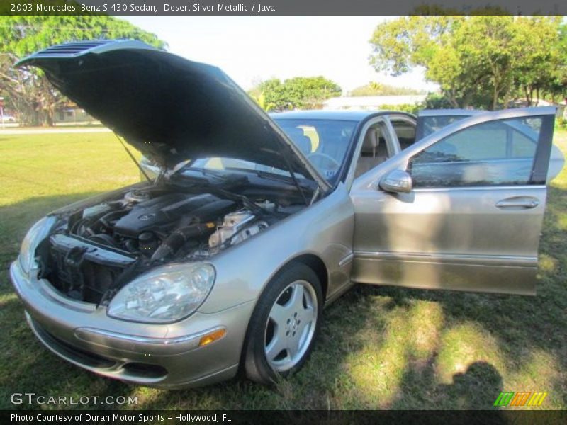 Desert Silver Metallic / Java 2003 Mercedes-Benz S 430 Sedan