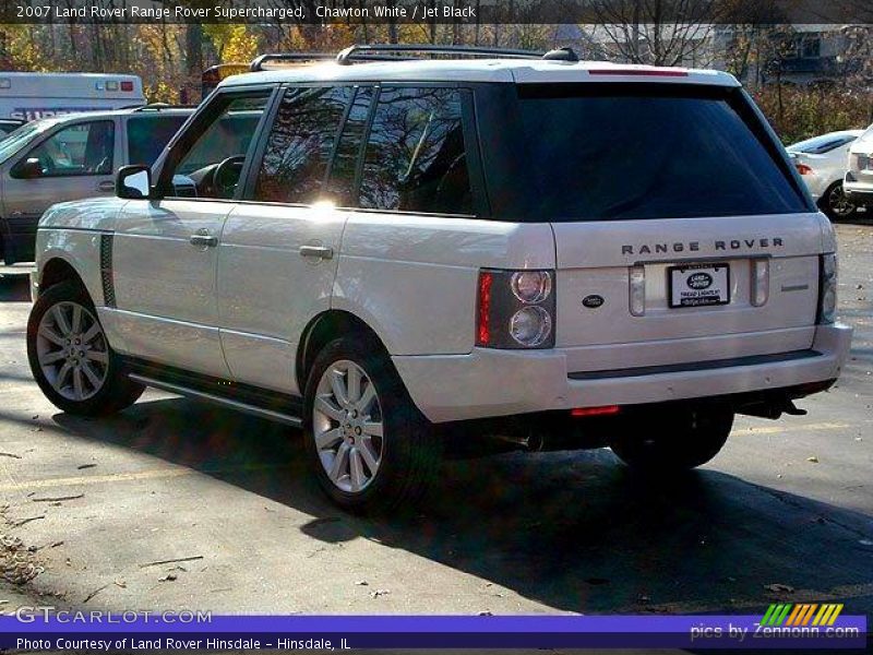 Chawton White / Jet Black 2007 Land Rover Range Rover Supercharged
