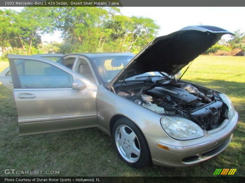 Desert Silver Metallic / Java 2003 Mercedes-Benz S 430 Sedan