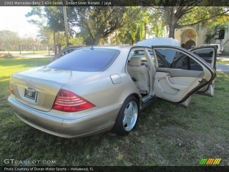 Desert Silver Metallic / Java 2003 Mercedes-Benz S 430 Sedan