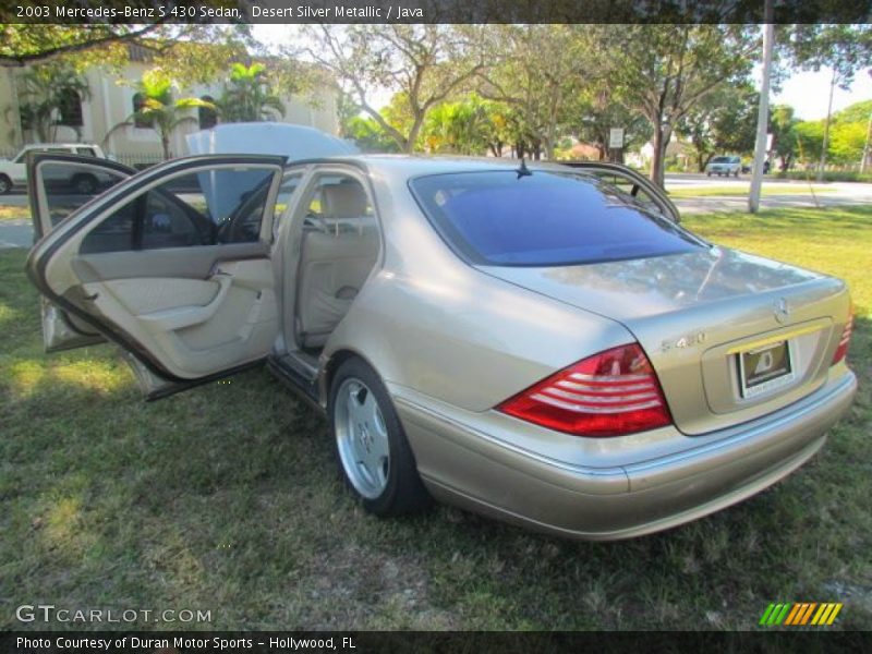 Desert Silver Metallic / Java 2003 Mercedes-Benz S 430 Sedan