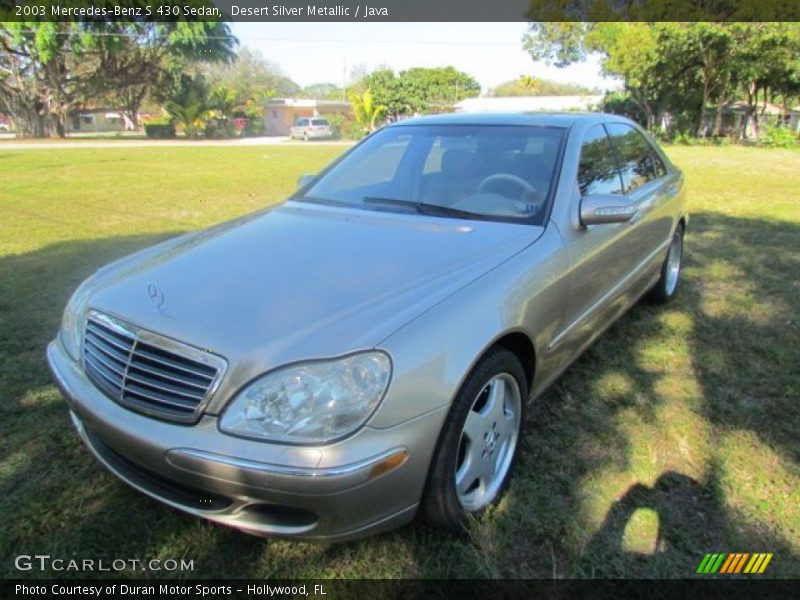 Desert Silver Metallic / Java 2003 Mercedes-Benz S 430 Sedan