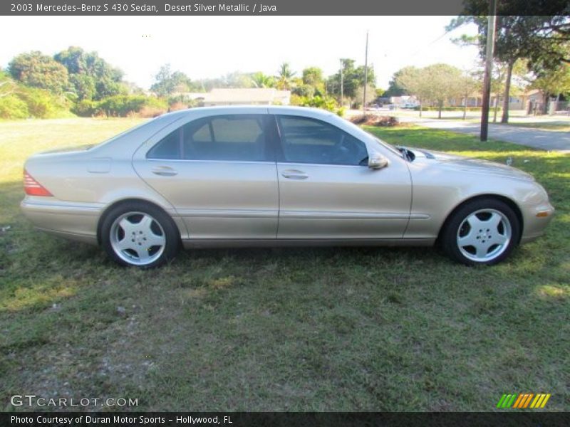 Desert Silver Metallic / Java 2003 Mercedes-Benz S 430 Sedan