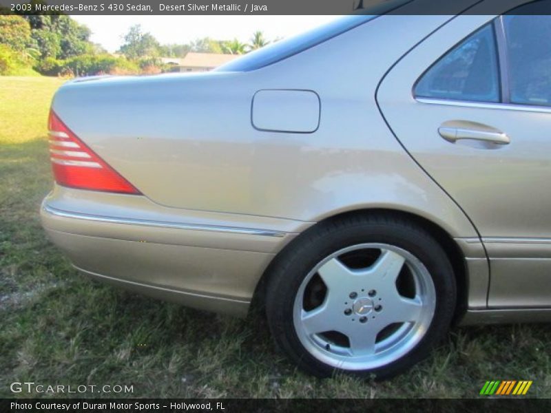 Desert Silver Metallic / Java 2003 Mercedes-Benz S 430 Sedan