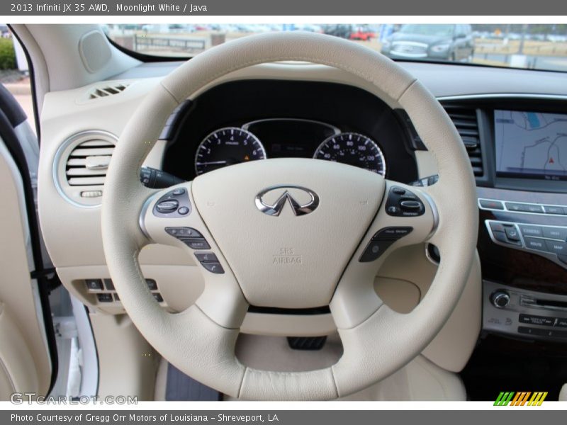 Moonlight White / Java 2013 Infiniti JX 35 AWD
