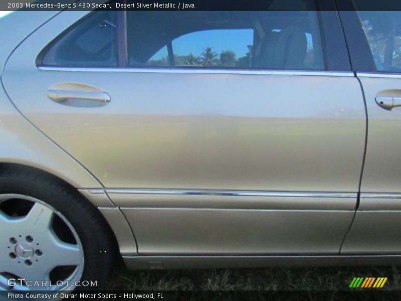Desert Silver Metallic / Java 2003 Mercedes-Benz S 430 Sedan