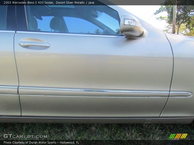 Desert Silver Metallic / Java 2003 Mercedes-Benz S 430 Sedan