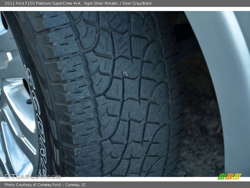 Ingot Silver Metallic / Steel Gray/Black 2011 Ford F150 Platinum SuperCrew 4x4