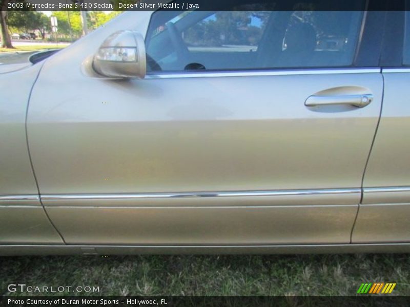 Desert Silver Metallic / Java 2003 Mercedes-Benz S 430 Sedan