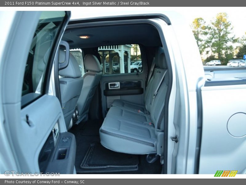 Ingot Silver Metallic / Steel Gray/Black 2011 Ford F150 Platinum SuperCrew 4x4