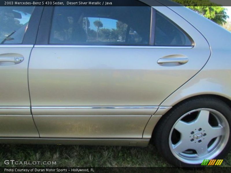 Desert Silver Metallic / Java 2003 Mercedes-Benz S 430 Sedan