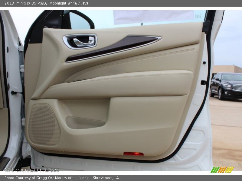 Moonlight White / Java 2013 Infiniti JX 35 AWD