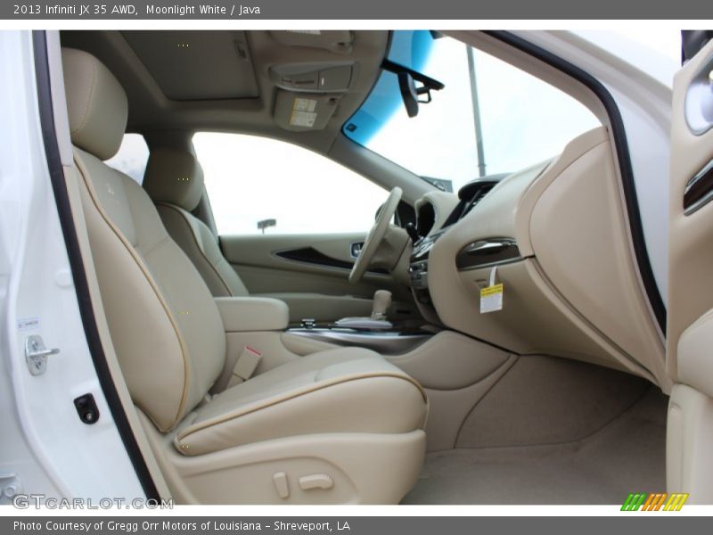 Moonlight White / Java 2013 Infiniti JX 35 AWD