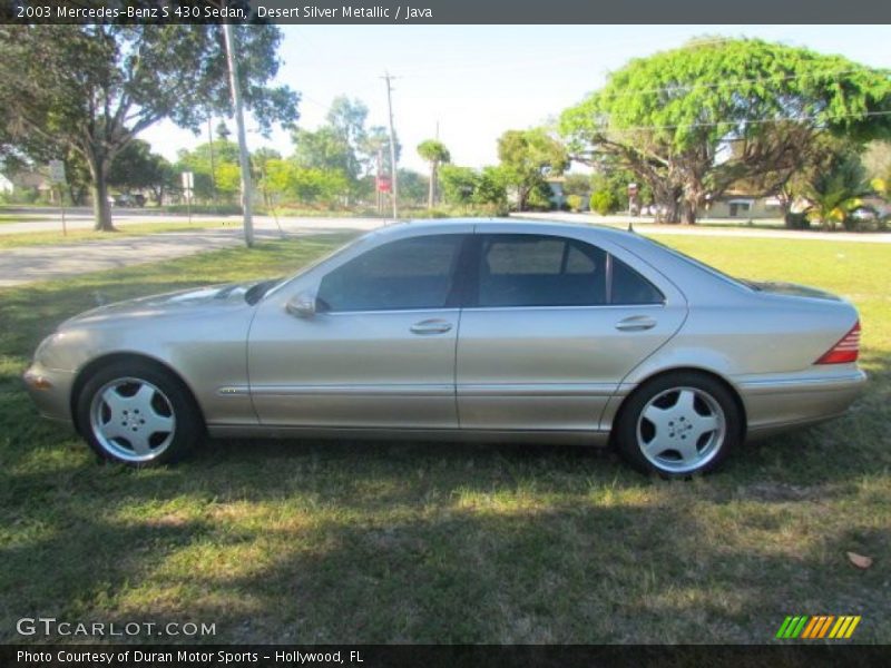 Desert Silver Metallic / Java 2003 Mercedes-Benz S 430 Sedan